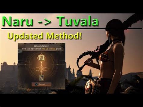 bdo convert naru to tuvala.